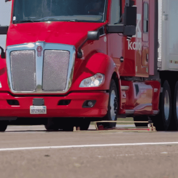 Truck tyre blow vs autonomous control