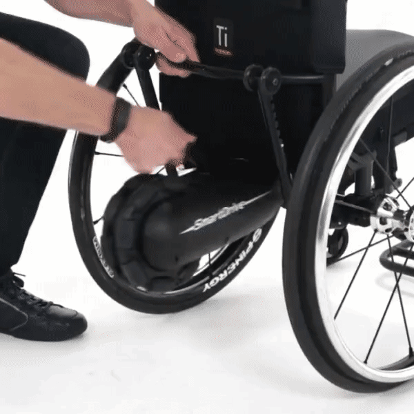 Add power-assist to any wheelchair