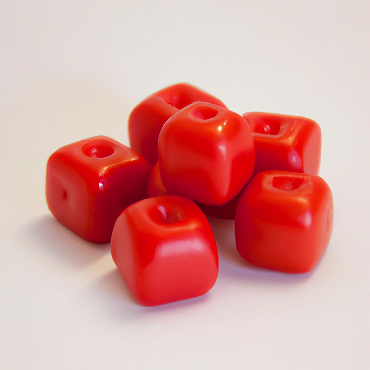 Cuboidal tomatoes: Blocky and tasty fruits engineered for the robotic age