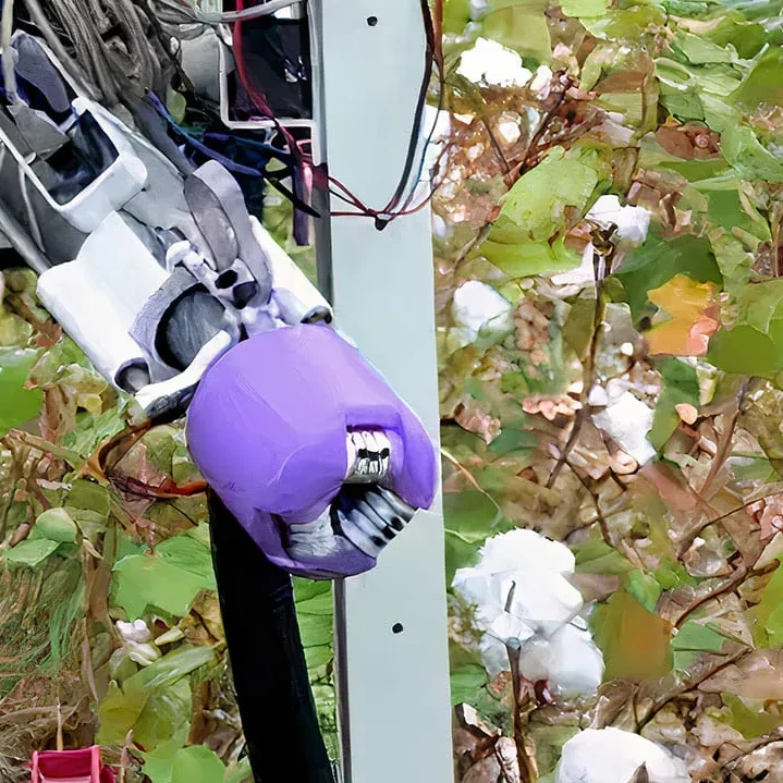 Cotton picking bot
