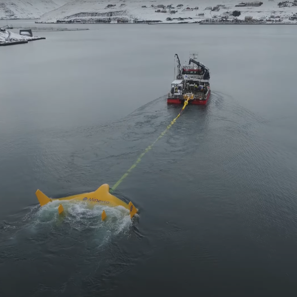Subsea kite feeds electricity to grid for first time