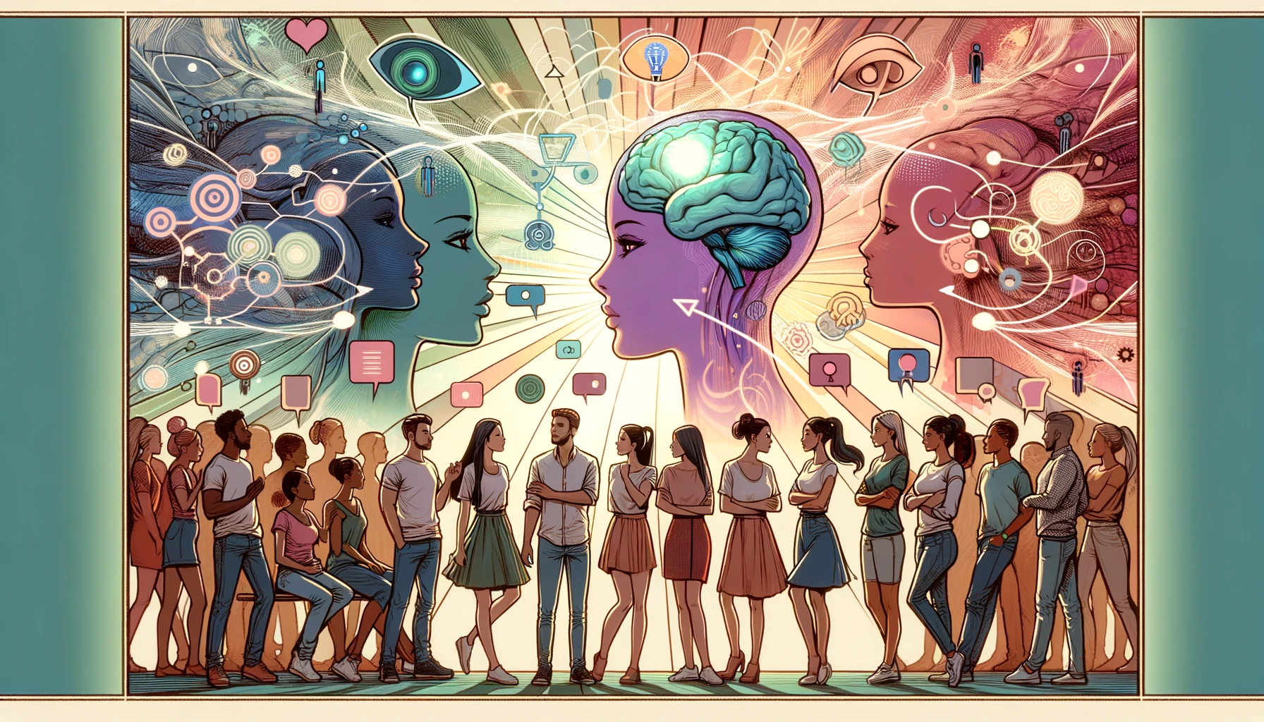 Social bonding gets people on the same wavelength