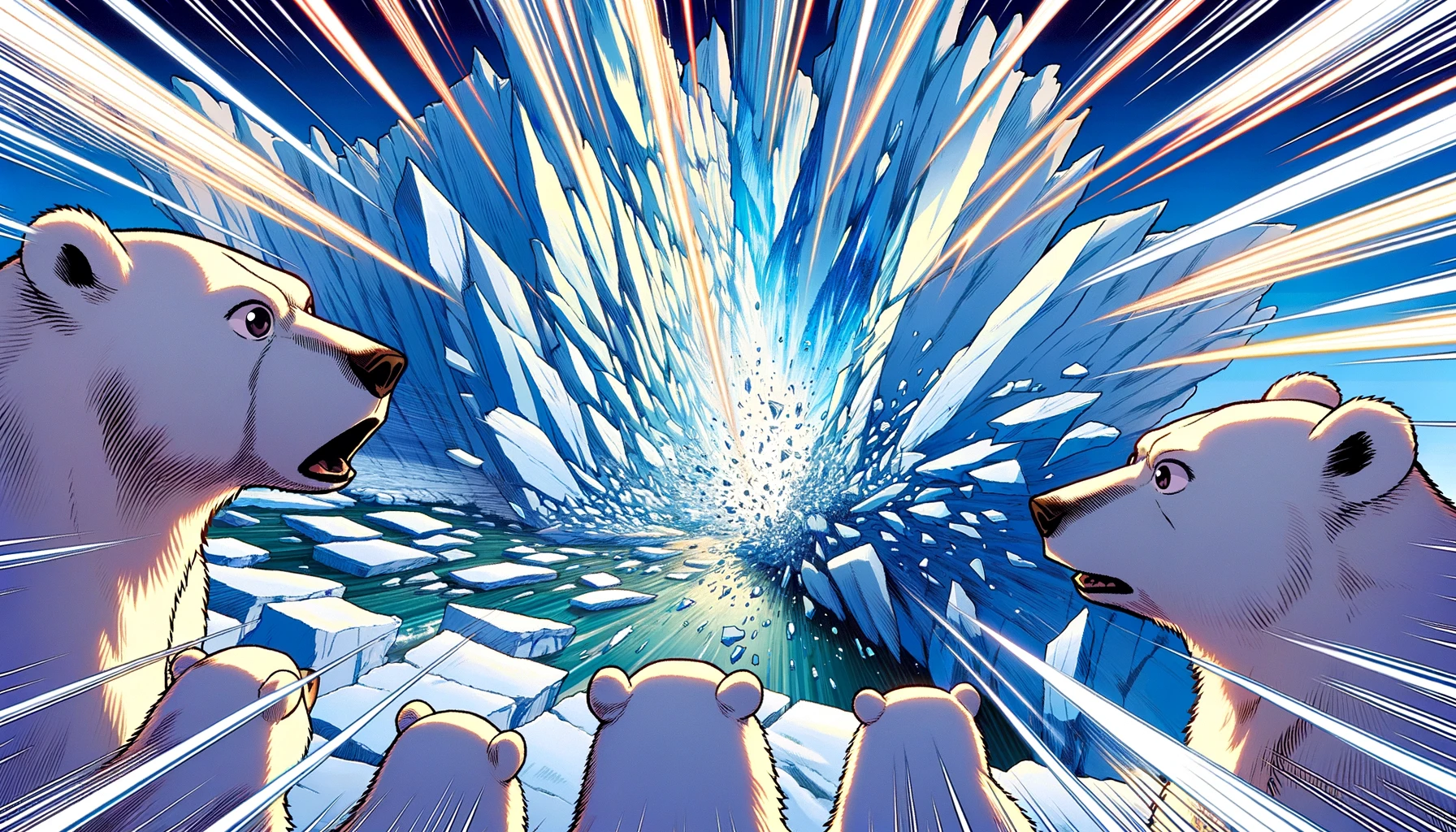 80 mph speed record for glacier fracture helps reveal the physics of ice sheet collapse