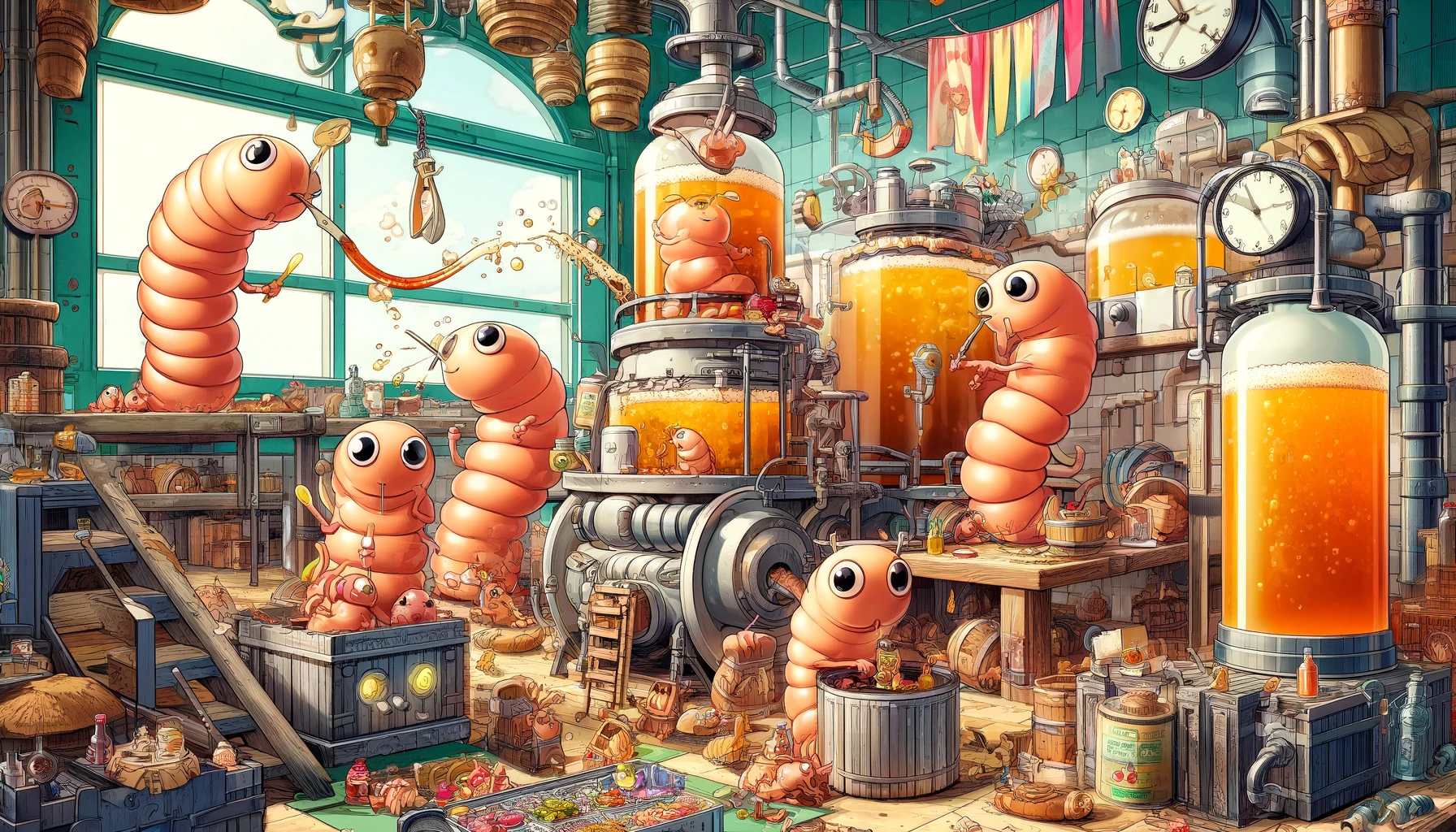 Probiotics in kombucha mimic fasting and reduce fat stores in worms
