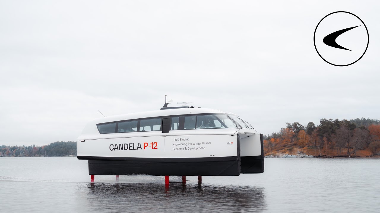 VIDEO: Electric hydrofoil passenger ship