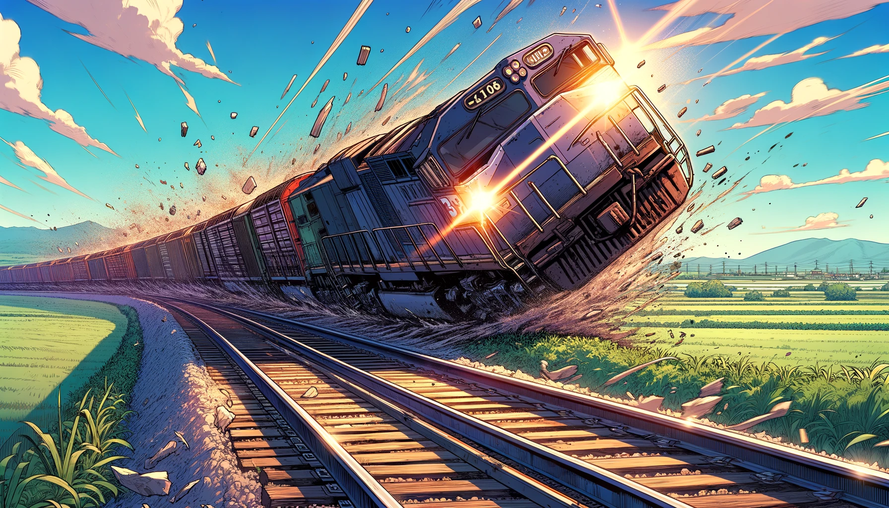 Longer freight trains have a higher risk of derailment, new study shows