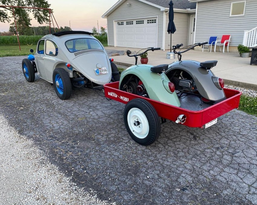 Volksrod with Volkspods in tow. Credit Brent Walter