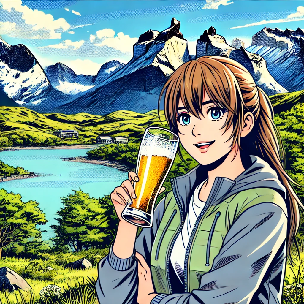 Illustration by Superinnovators x AI. Article: Patagonian wild yeast lager could yield new flavours