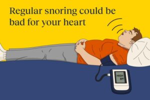 Regular snoring could be bad for your heart. Credit: Flinders University