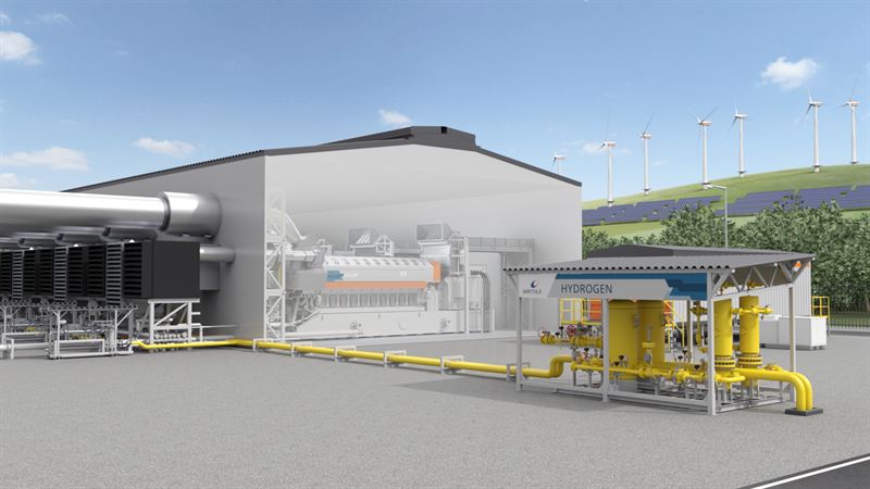 Wärtsilä has today launched the world’s first large-scale 100% hydrogen-ready engine power plant, to enable the net-zero power systems of tomorrow. ©️Wärtsilä