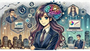 Illustration by Superinnovators x AI. Article: Neuroscience of the entrepreneurial brain: Cognitive flexibility