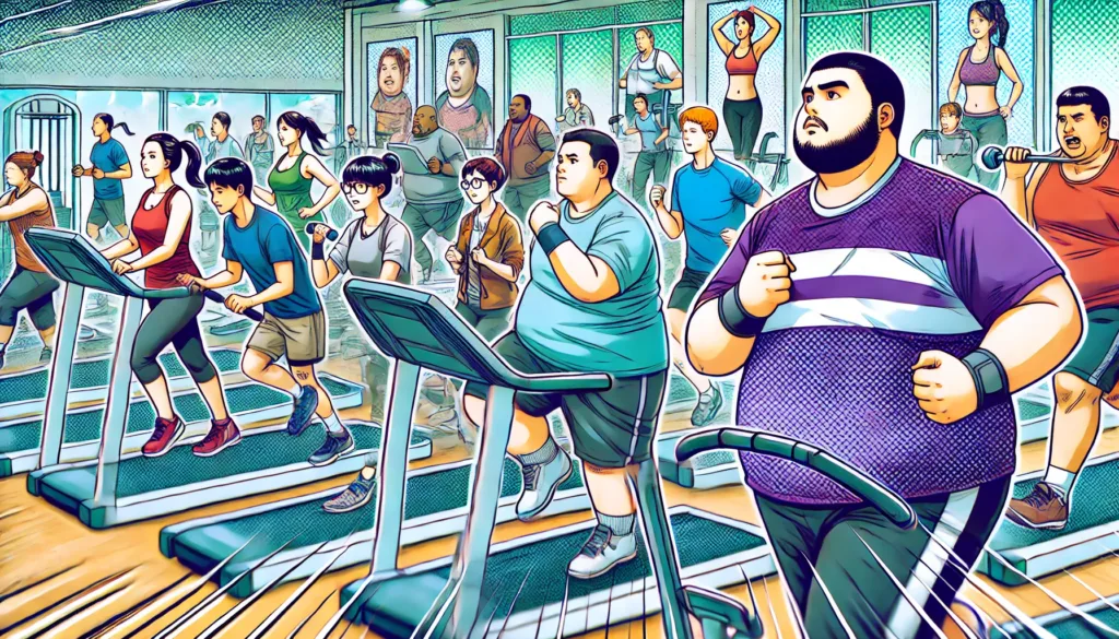 Illustration by Superinnovators x AI. Article: Same workout, different weight loss: Signal molecule versions are key