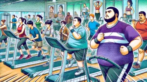 Illustration by Superinnovators x AI. Article: Same workout, different weight loss: Signal molecule versions are key