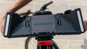 Allpacka One, a foldable cargo box for bicycles