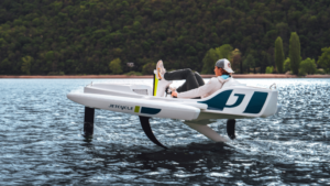 E-JetCycle hydrofoiling