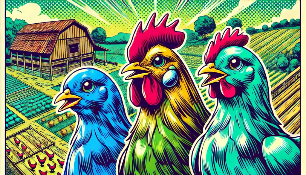 Illustration by Superinnovators x AI. Article:  Baby chicks learn faster due to mother’s colour