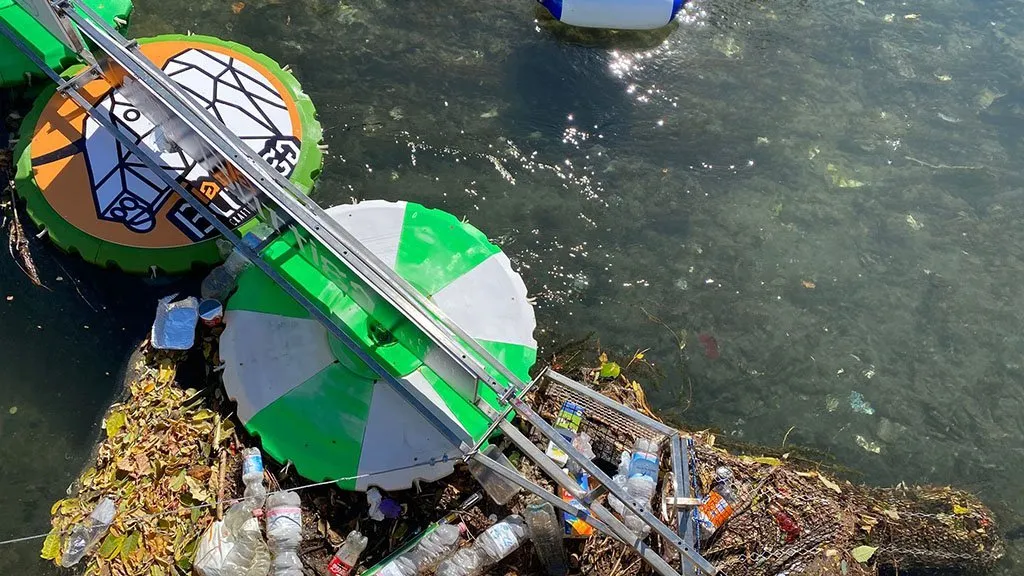 Naviglio Martesana – Milan, Italy, installed 2022. Credit: River Cleaning