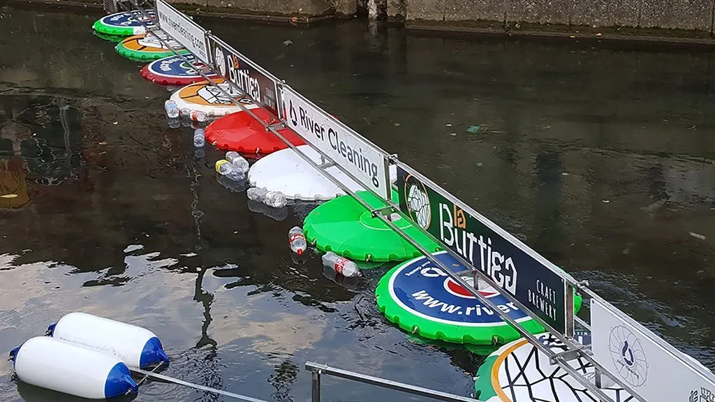 Naviglio Martesana – Milan, Italy, installed 2022. Credit: River Cleaning