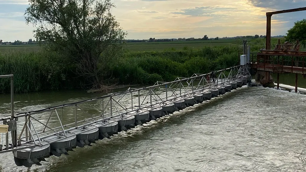 Canale Vela – Quarto D’Altino (Venice, Italy), installed 2023. Credit: River Cleaning