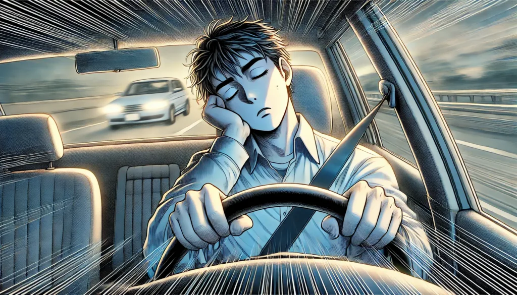 Illustration by Superinnovators x AI. Article: Dozing at the wheel? Not with these fatigue-detecting earbuds
