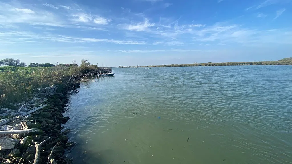 Project location on Po della Donzella River – Ariano nel Polesine (Rovigo, Italy). Credit: River Cleaning