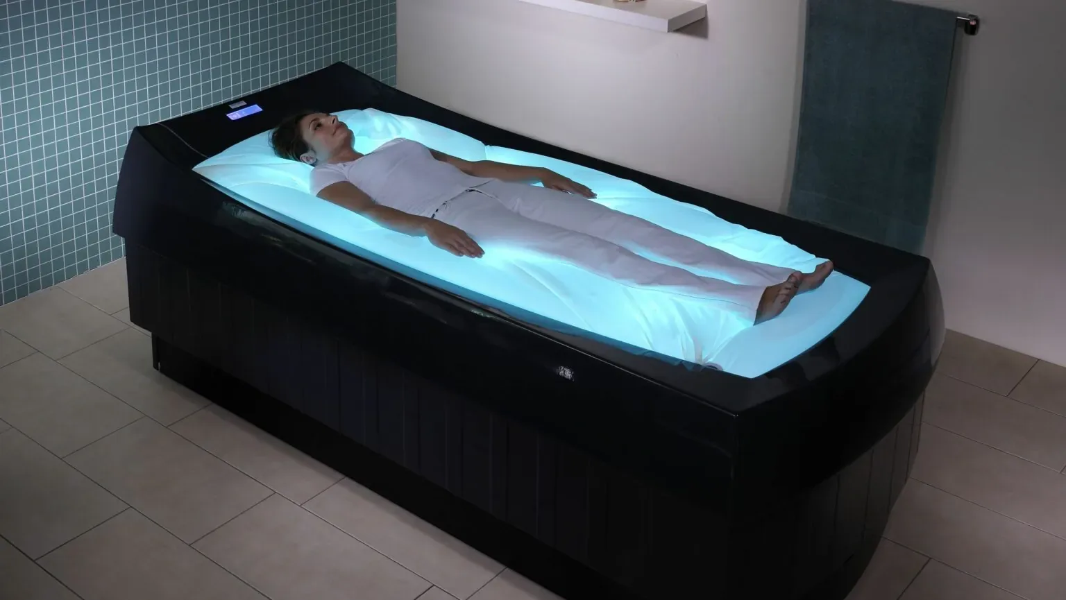 Dry floatation therapy calms without getting you wet