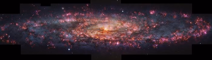 Astronomers capture most detailed thousand-color image of a galaxy