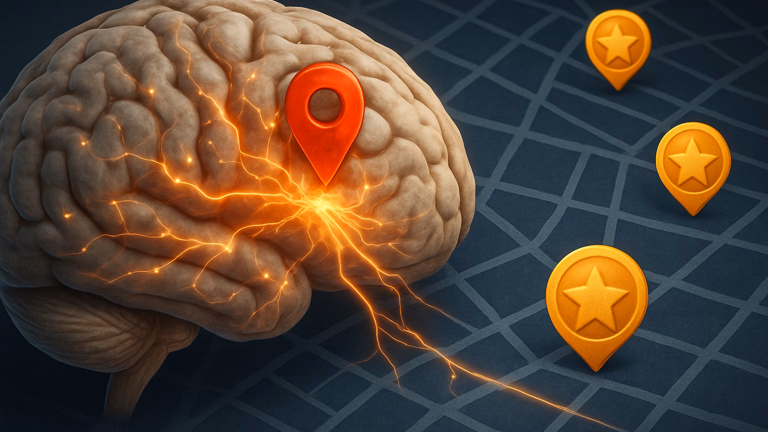 Locations of treats are stored in specialized neural maps