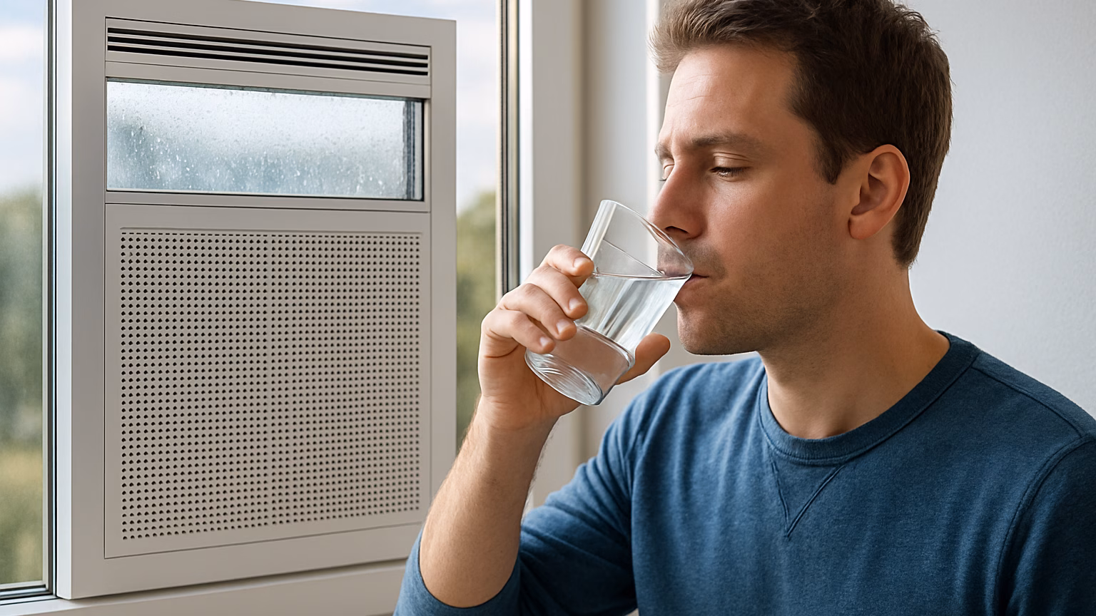 Window-sized device taps the air for safe drinking water
