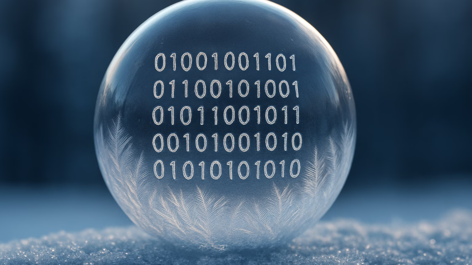 Message in a bubble: Using physics to encode messages in ice