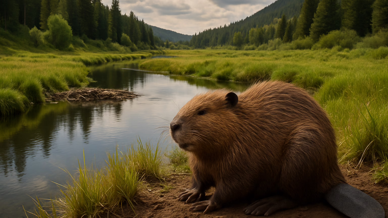 Beavers can convert stream corridors to persistent carbon sinks