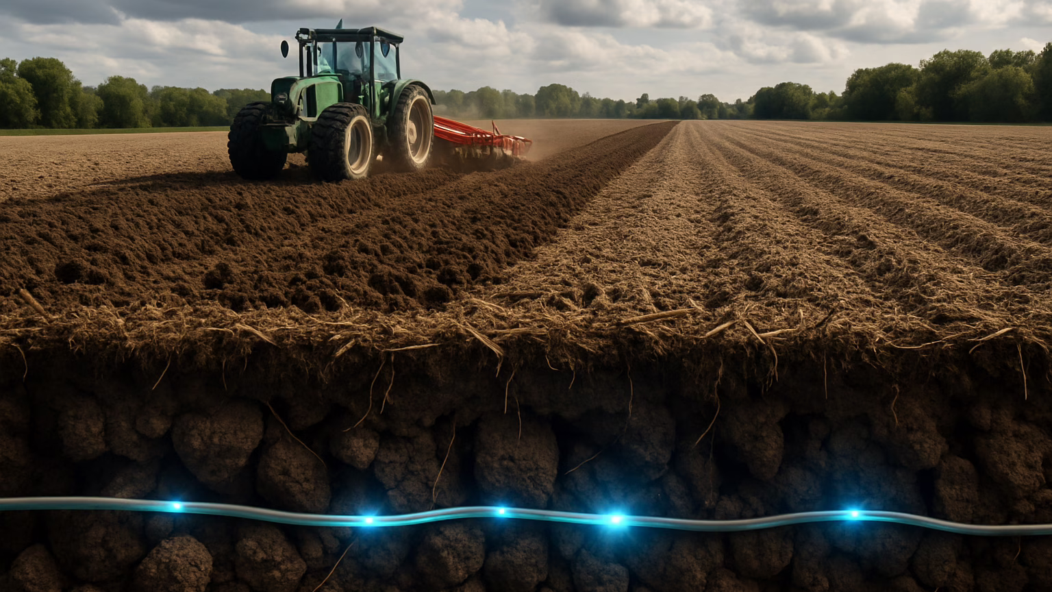 Fiber-optic sensors reveal how farming destroys soil’s natural structure