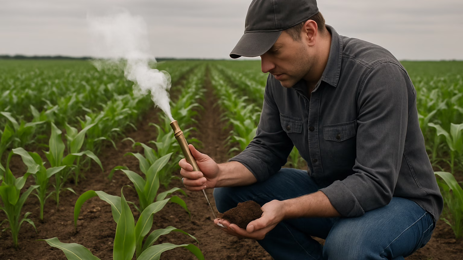 Nitrous oxide, a product of fertilizer use, may harm some soil bacteria